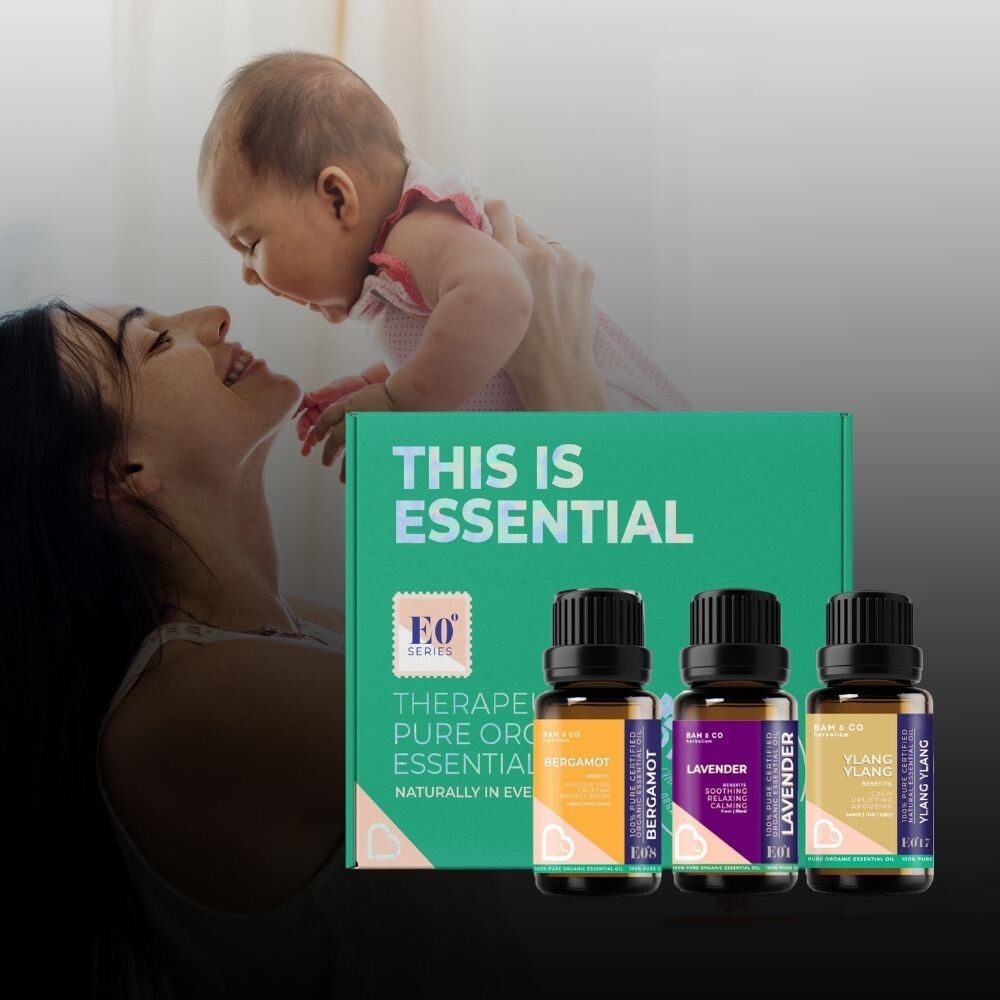 BAM & CO Confinement Care Kit Organic Essential Oil – 3 Types of Oil 5ml / 10ml